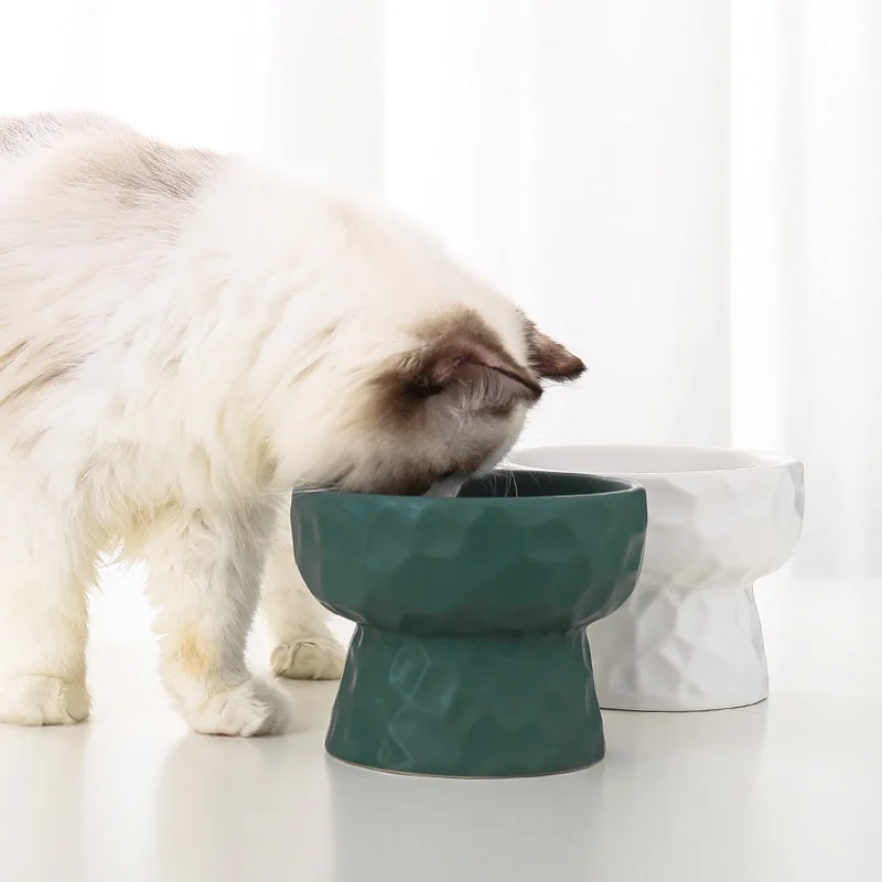 hot sale wholesale nordic pet bowl ceramic easy clean dog cat
