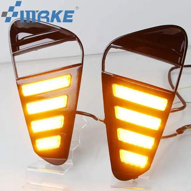 Smrke Auto Accessories Front Fog Lamp for Proton X50 2018 2019 Daytime Running Light Led Drl Daylight