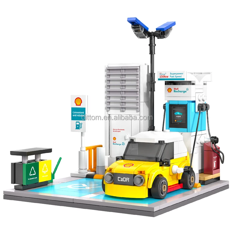 Cada Shell Retail Station Series DIY Assembly Toys