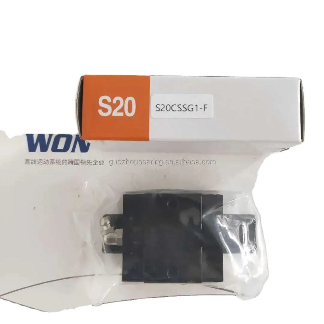 Original WON Linear Motion Guide Bearing Linear Guide Block S15C S15CUU S15CUUG0 S15CSSG0 S15CUUG1 S15CSSG1