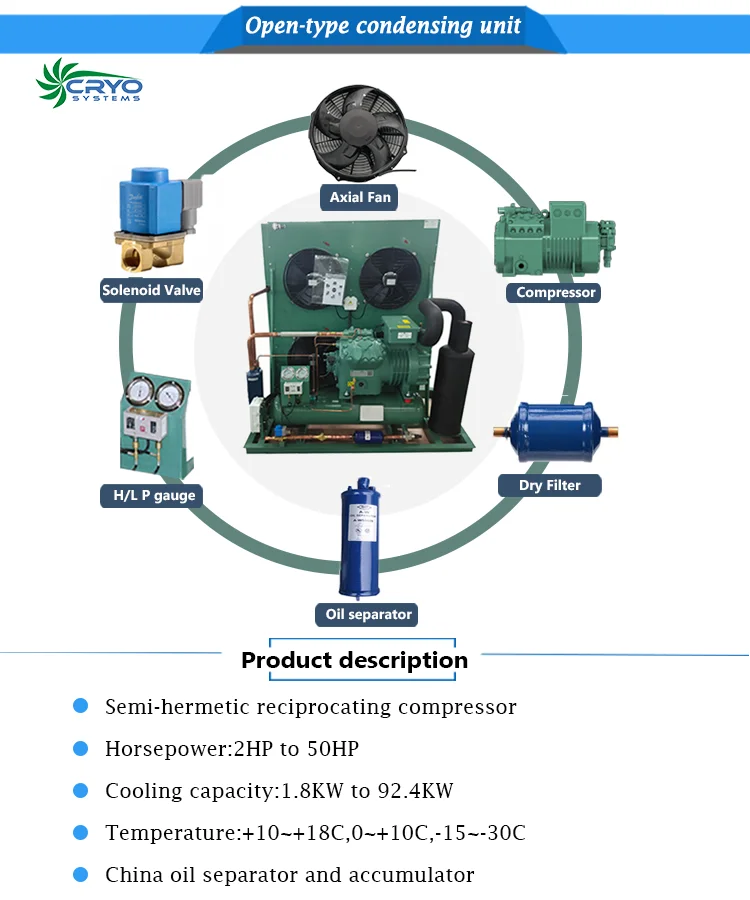Cold Room Air Condenser Unit Condensing Unit Cost Commercial
