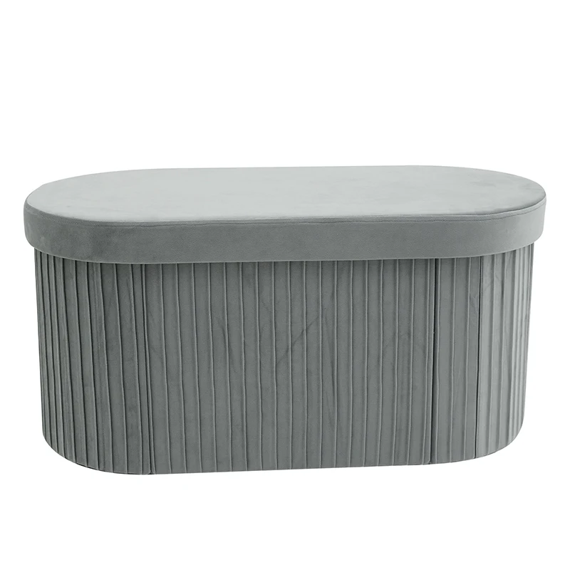 High Quality Household Furniture Folding Storage Ottoman Stool Ottoman Bench