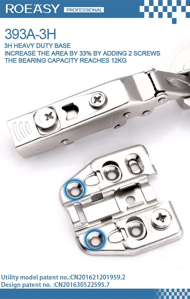 Roeasy 40mm Cup Heavy Duty 3d Adjustment Clip On Softclosing Kitchen