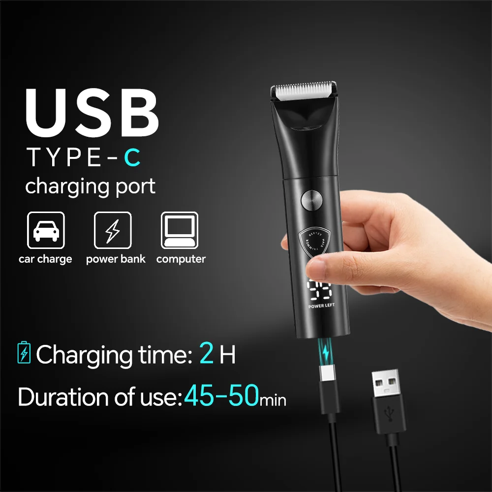 USB Charging Set Private Push Shear Full Body Washing Multifunctional Cross-Border Epilator Electric Hair Clipper Shaver factory