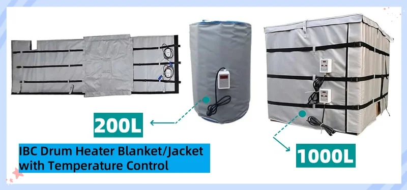 200L Oil IBC Drum Heater Jacket