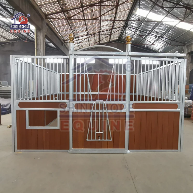 Classic Equine Stall Fronts Galvanized And Powder Coating Luxury Equine