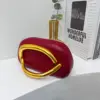 Dark red-leather model