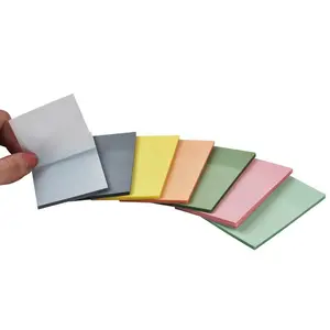S3005 Custom Stationery Nature Sticky Waterproof Sticky Note Moranti Color Sticky  School Supplies