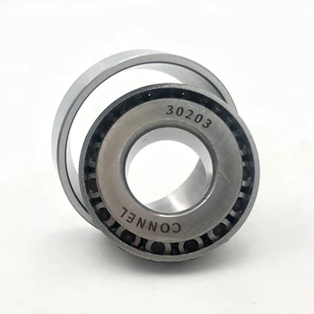 High Quality GCR15 30203 Double Row Tapered Roller Bearing High Speed Steel Cage for Automotive & Farm Machinery