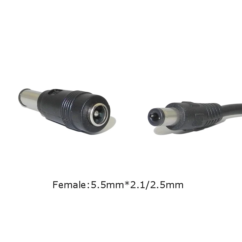 Adattatore Alimentazione DC Da Femmina 5.5x2.1mm A Maschio 6.0x4.4mm Angolo Retto - Foto 2