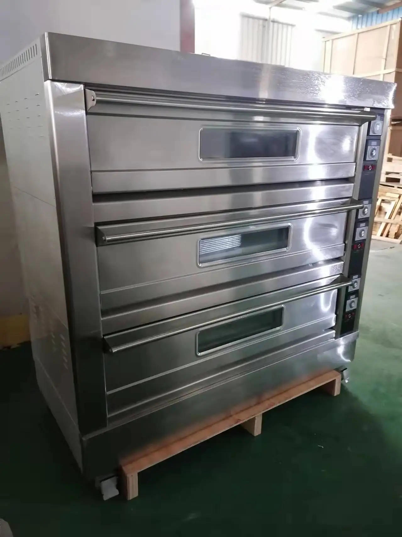 Electric Gas Bread Baking Oven 1 2 3 Layer Deck Oven Industrial
