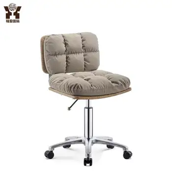 Barber shop large work stool pulley anti scratch and anti slip leather chair hairdresser hair salon special lift