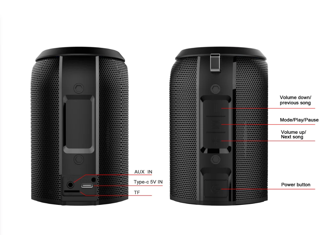 Magnetic outlet Split Speaker