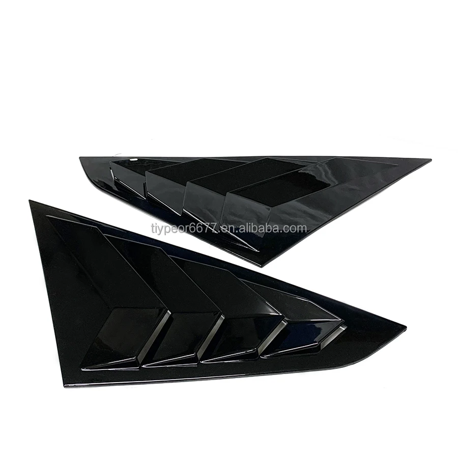 product for toyota vios 2020   2023 rear window louvers spoiler panel side louver vent trim-10