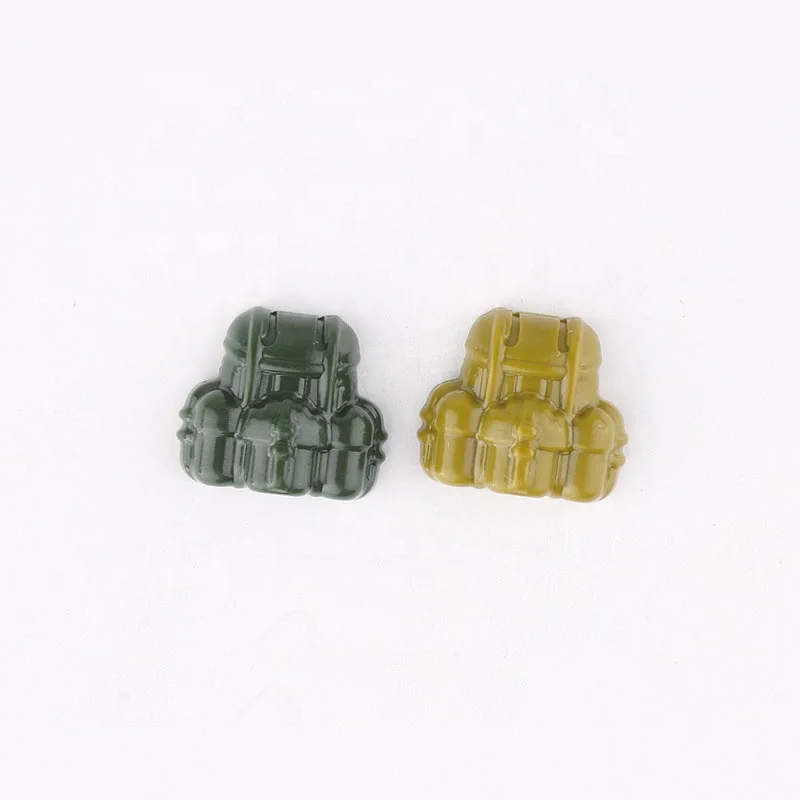 WW2 Military Mini Figure Weapons Soldier Army Lightweight Jungle Field Backpack Rucksack MOC Building Blocks Toys