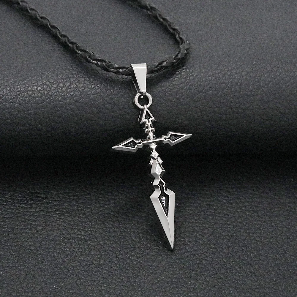 Anime Fate Stay Night Saber Pendant Necklace Trendy Link Chain