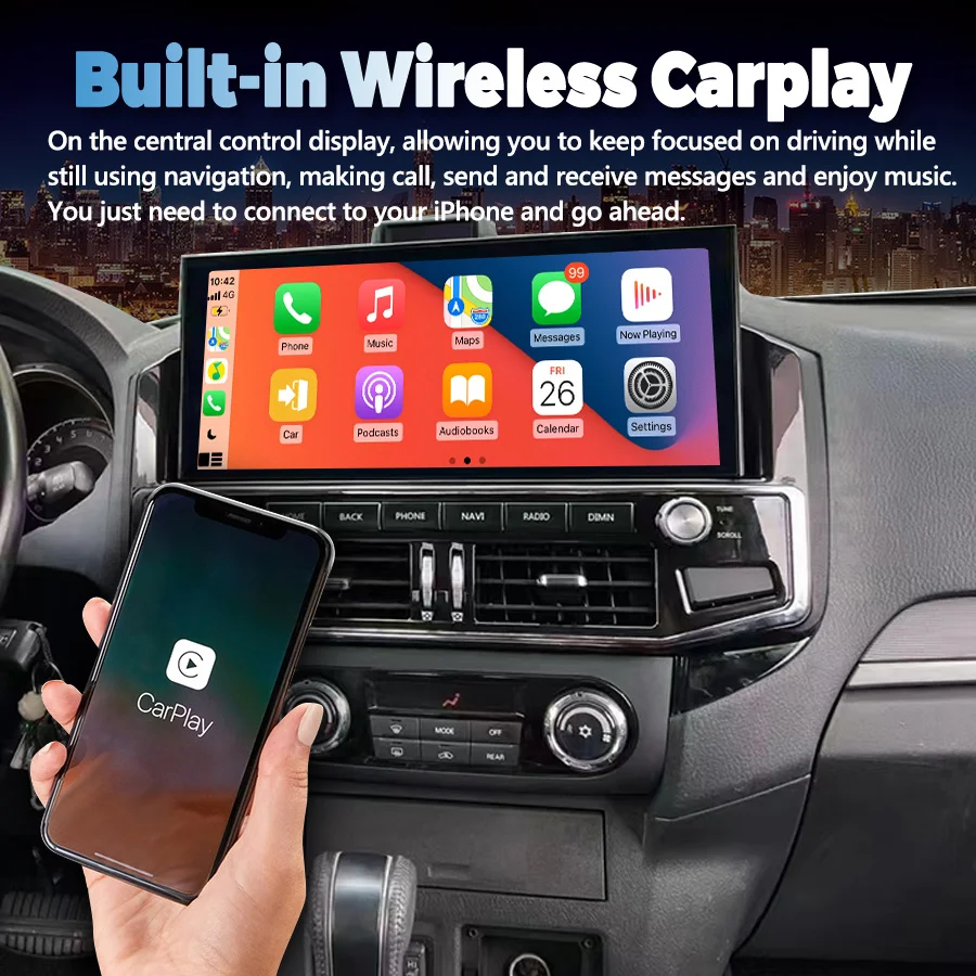 XIXIYAN Autoradio 15 Carplay Voiture Multimédia Pour Mitsubishi Pajero