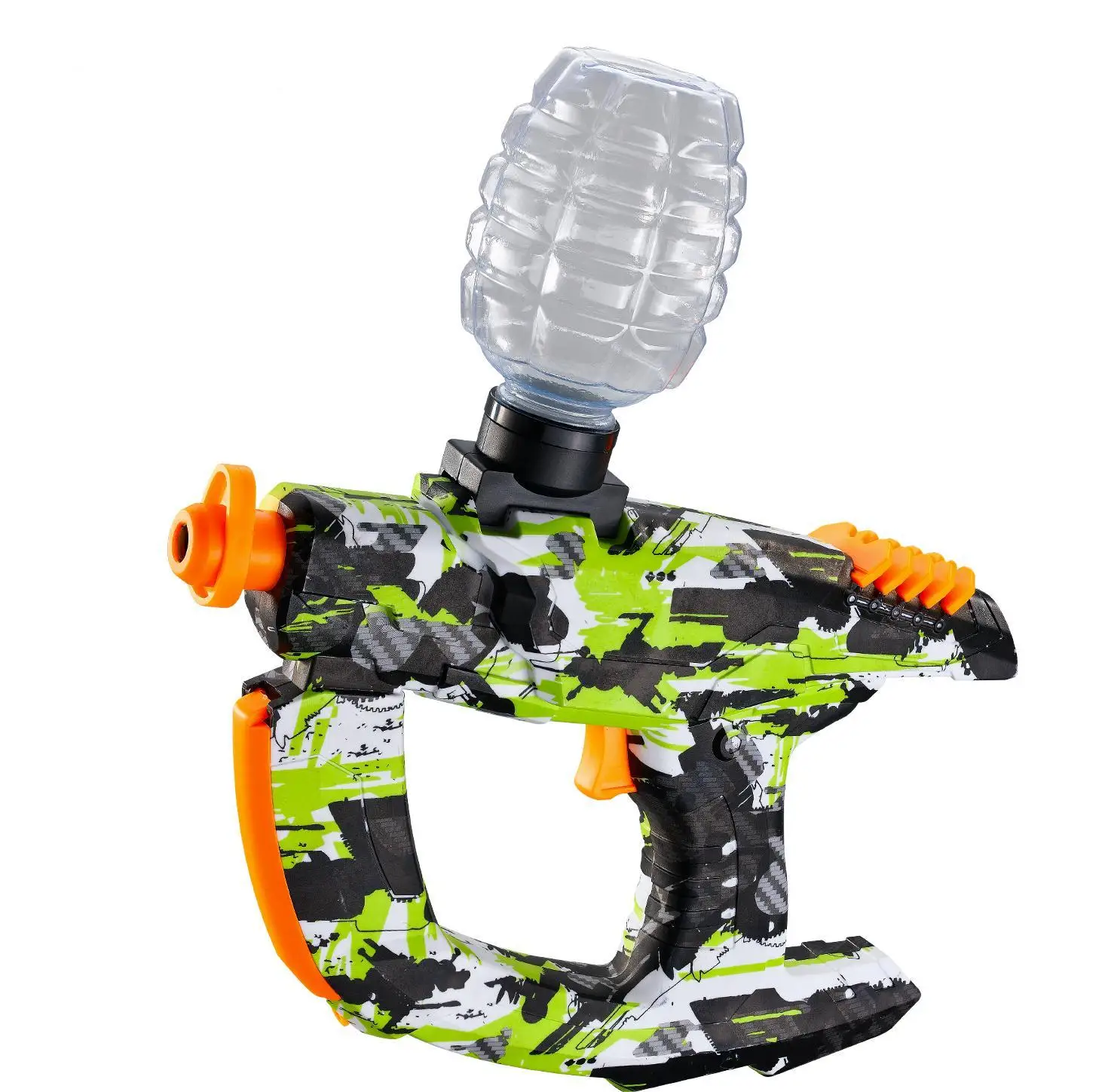 Pistolet à Billes Gel Xpace - Bleu, Avec Chargeur, Batterie, Chargeur USB, Lunettes De Protection Et 20 000 Billes Gel