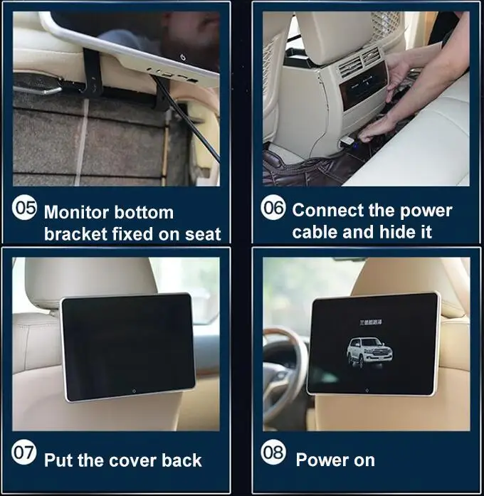 Prado Land Cruiser Lx570 4 Runner Gx460 Rear Seat Entertainment System