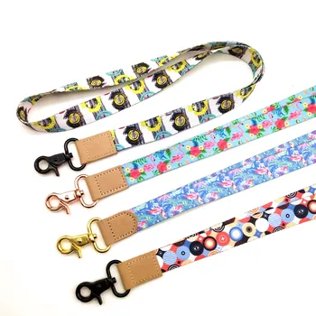 Promotional Custom Printed Mobile Phone Lanyard Straps Keychain Lanyard Custom Logo Keychain Strap