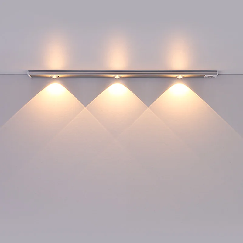 Wholesale Factory Magnet Suction Motion Sensor Light LED 4000K 40cm Indoor USB Wireless Bedroom Bathroom Under Cabinet Lamp