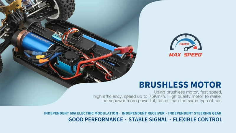 Wltoys 124017 1/12 Newest RC toy 2022 2.4G 4WD Electric Brushless High speed 75kmh Remote Control Car toy