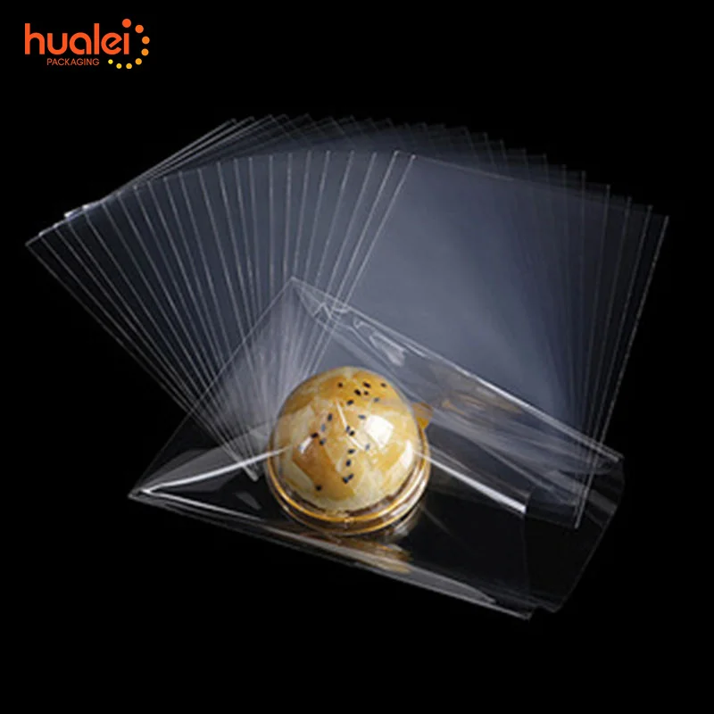 Wholesale Thick Transparent Self-adhesive Cello Poly Bags Clear Plastic Cellophane Packing Bakery Cookie Cards Gift OPP Bag