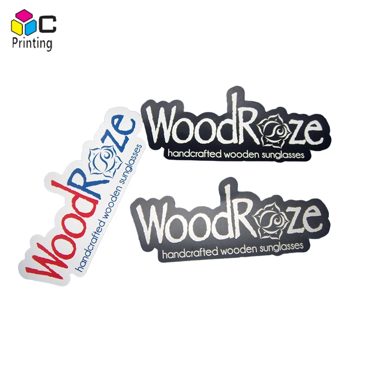 customized promotional waterproof Die cut vinyl stickers