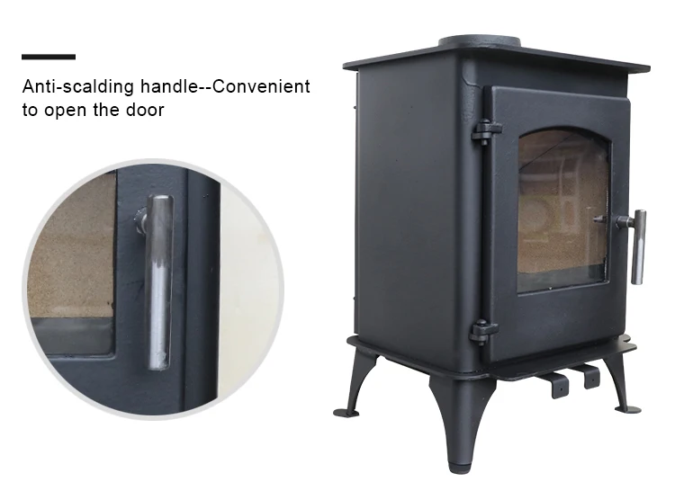 Hot Products Ecodesign 5kw Steel Wood Burning Stove Modern Wooden Steel