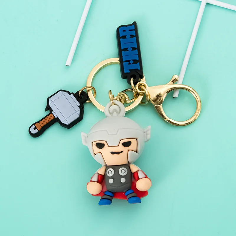 Guanyj 3 Pcs Marvel Portachiavi ,The Avengers Portachiavi con Ciondolo,Portachiavi,Spiderman