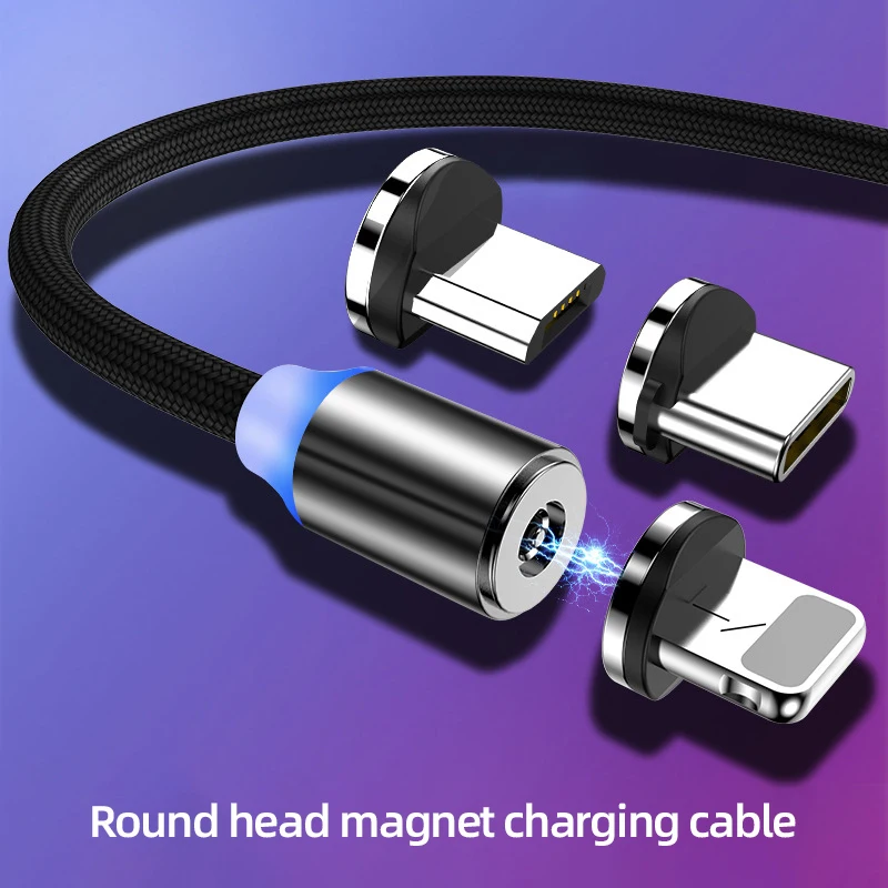 Заводская цена 3 в 1 USB для Android Type-c LN м 2 Магнитный USB-кабель зарядки и передачи данных мобильного