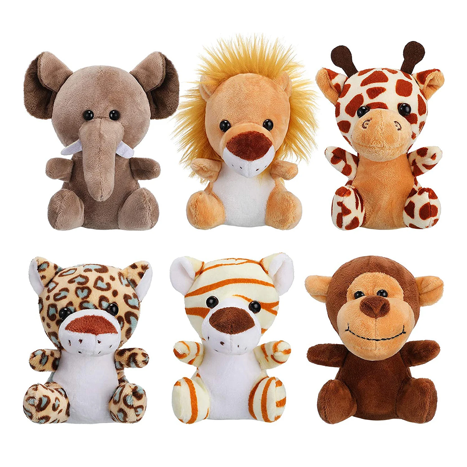 Mini Stuffed Forest Animals Jungle Animal Plush Toys Cute Plush ...