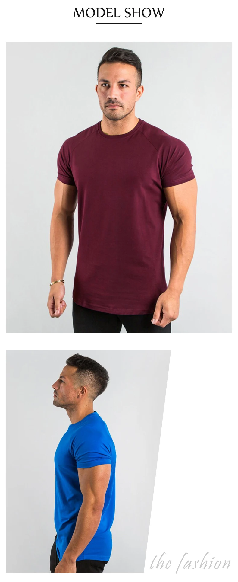 Training Exercise Short Sleeve T-shirt Men Lightweight Quick Dry Man T-shirt Sport Breathable Running T-shirts682_voghion.com
