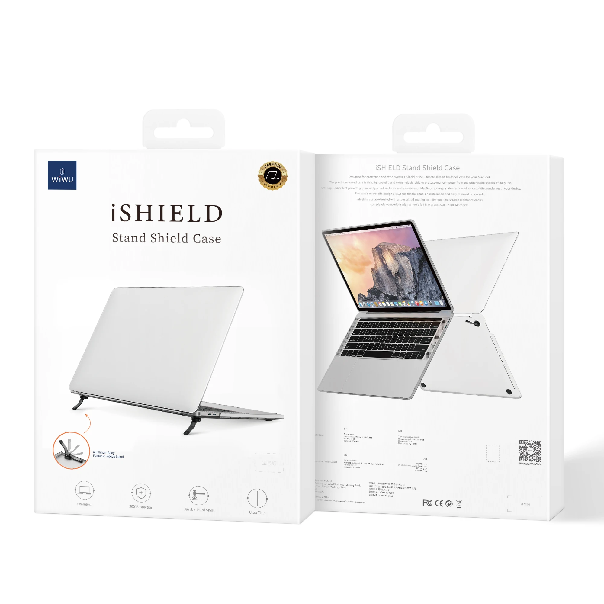 Wiwu Ishield Stand Shield Case Durable Laptop Protection