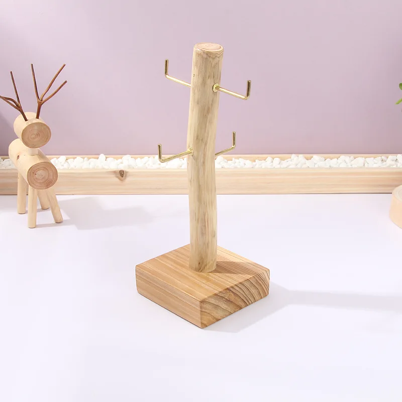 Wood Craft Gift Keys Holder Rings Tray Jewelry Phone Wooden Tray Valet Tray Key Chain Bowl for Table Kitchen Storage Shelf
