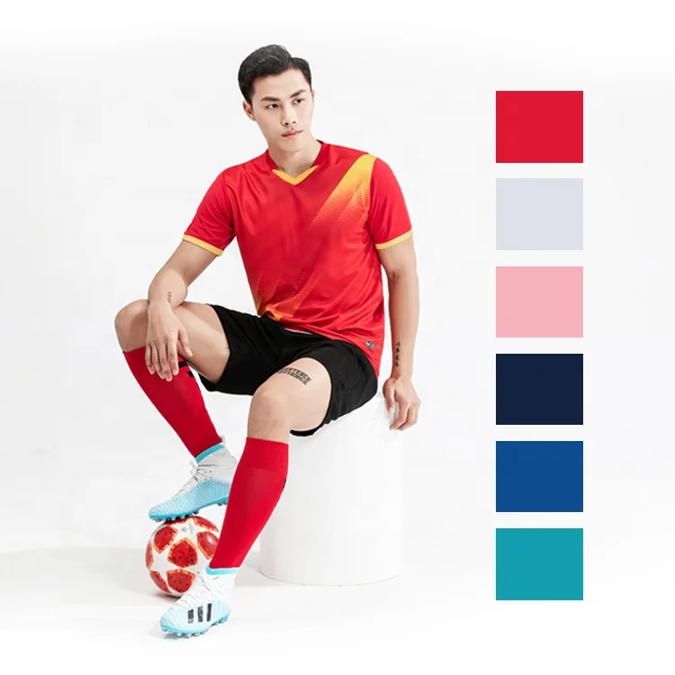 Good Selling Jersey Uniform 2021 Soccer Team Uniforms Sports Jerseys Men