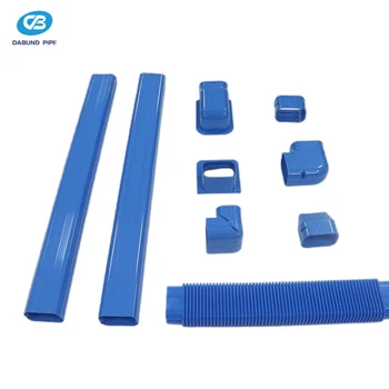 Blue Line Set Cover Pvc Trunking for air Conditioner
