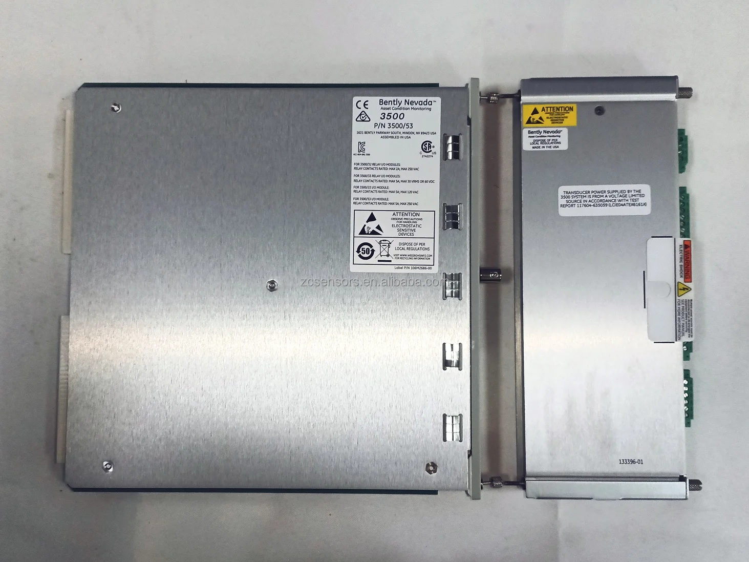3500/53 133396-01 Bently Nevada  Electronic Overspeed Detection  I/O Module