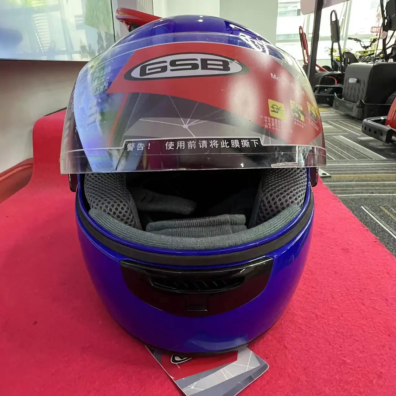 Factory Direct Sales New Full-cover Teen Go-kart Protective Helmet