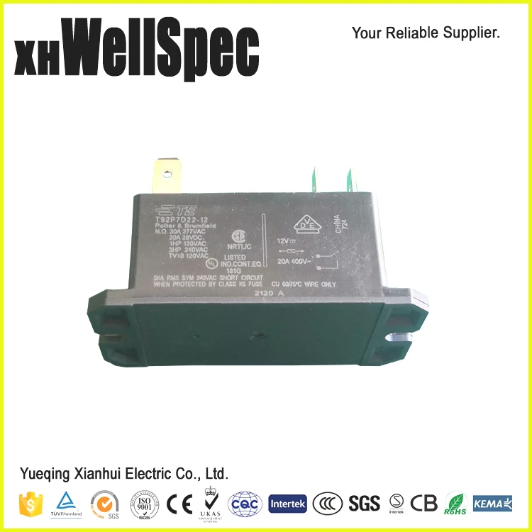 Relay Control 220v Flasher Relay Tyco T92P7D22-12