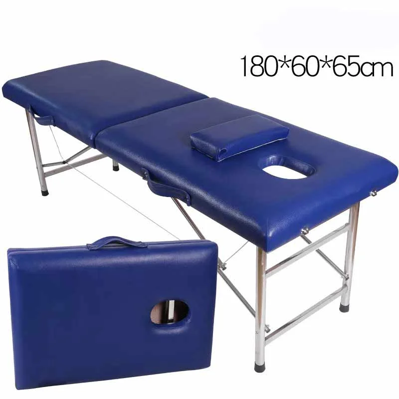 Bestseller Portable Foldspa Salon Bed High Quality Cheap PU Massage Table Modern Style Metal Foldable Bedroom/Living Room Bed