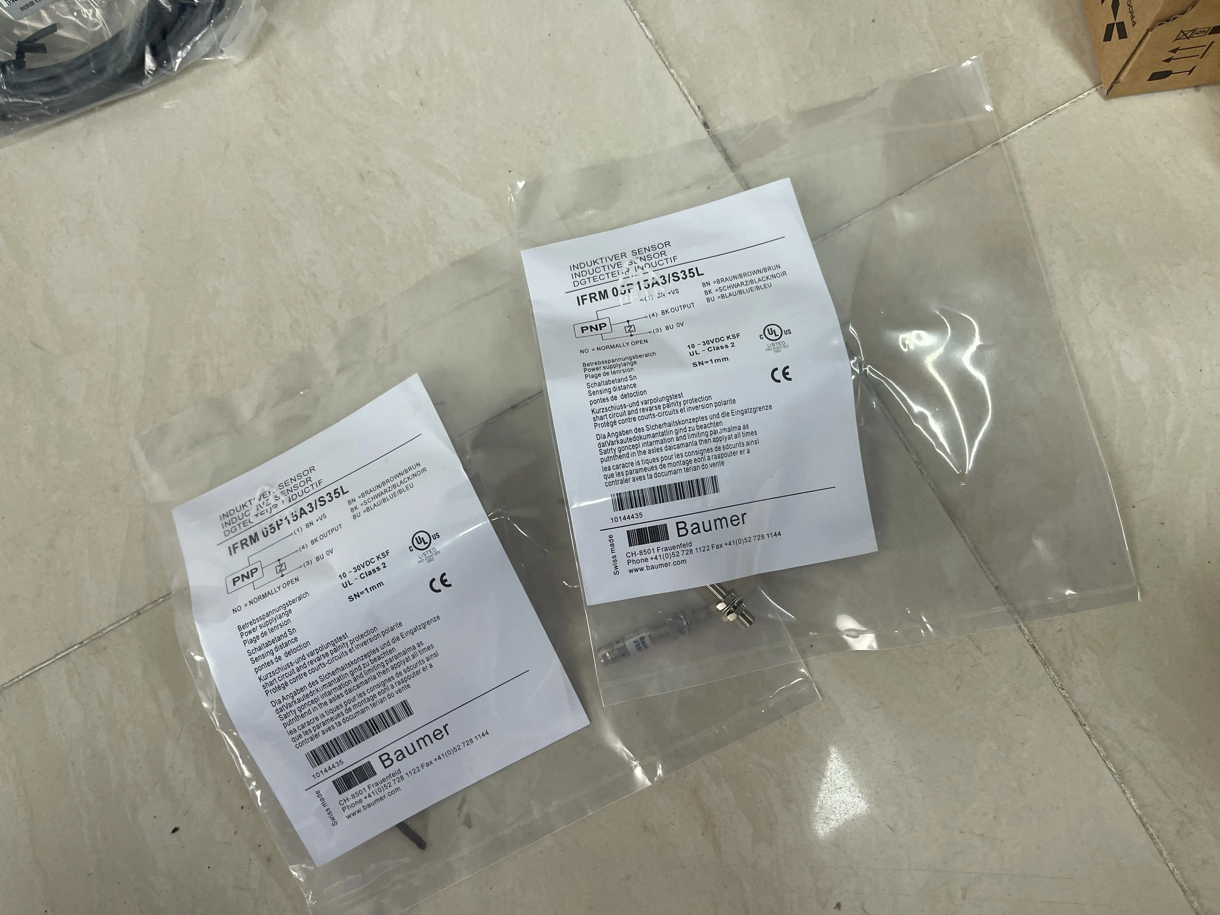 Baumer Inductive Proximity Sensor IFRM 05P15A3/S35L