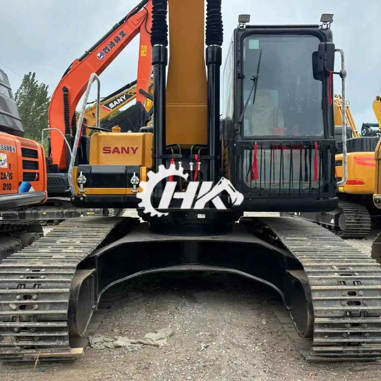 HANG KUI SANY 215, 21,5 тонн, 90 % новая, оригинальная китайская техника с сертификатами EPA и CE, сельскохозяйственный бывший в употреблении экскаватор SANY 215 для земляных работ