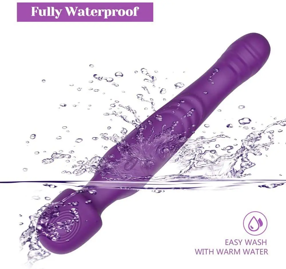 Sucking, Slapping, Double-head Vibrating Vibrating Rod, Female Penis, G-spot, Teasing Couple, Masturbator, Adult Sex Products