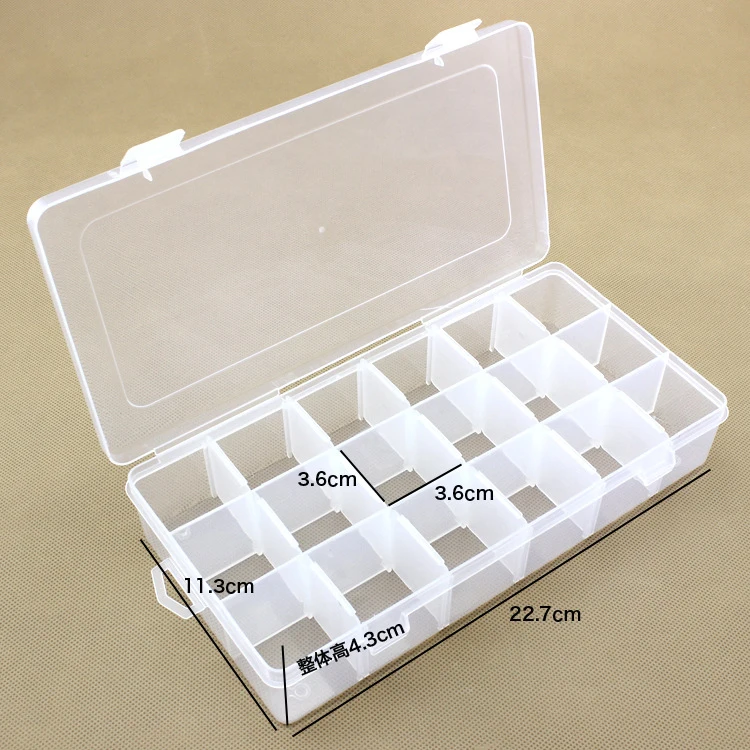 Wholesale Pp Material Storage Box With Adjustable Dividers Small