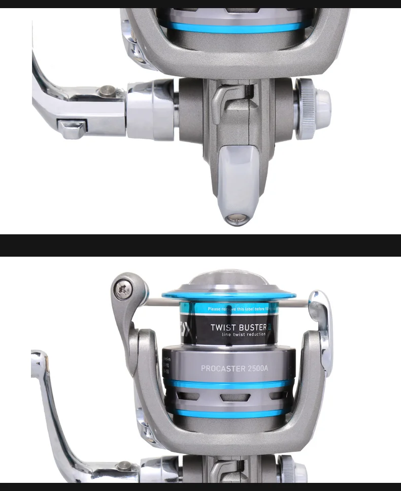 Daiwa PROCASTER3000/4000A Double-line Cup Spin Wheel Road Yaji Fishing Reel  Handle Line Spool Saltwater Fishing Accessories