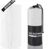 White cylindrical bag