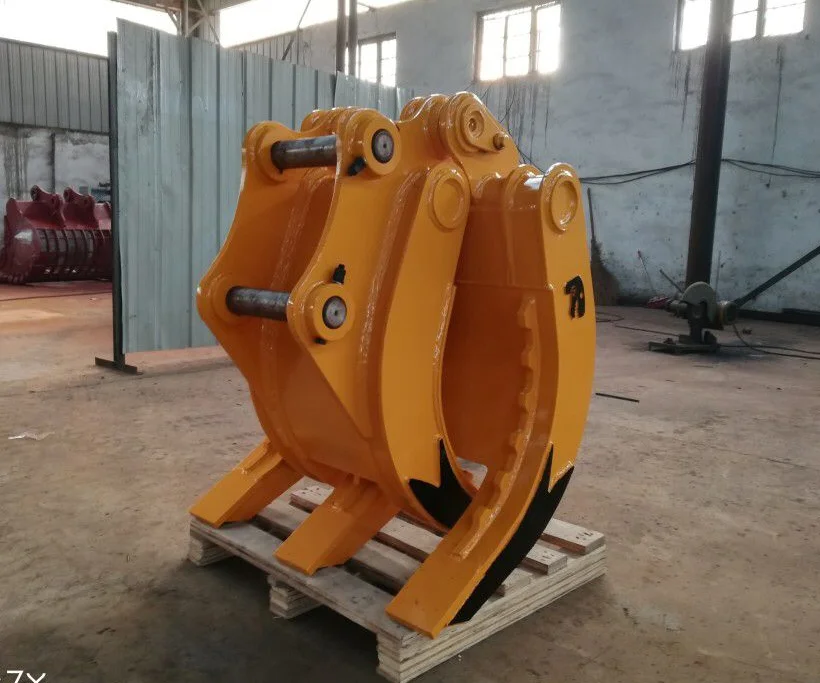 2-84 Ton Excavator Log Grapple RSBM Mechanical Grapple For Compact Tractor