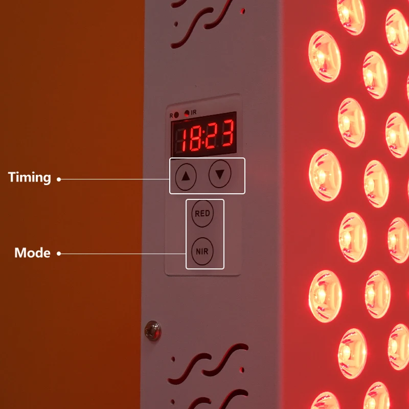 Professional 5W 300 LEDs Red Light Therapy Lamp 5 Wavelengths Pdt Machine Red Therapy Panel for Beauty, Healing & Wellness