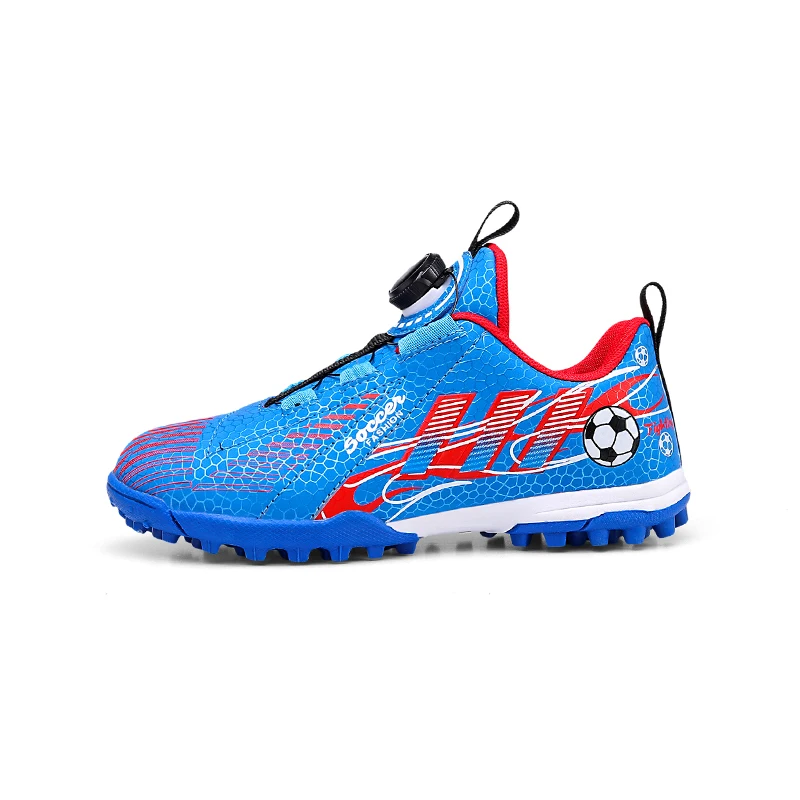 Hot Design Nonslip Fashion Children Football Shoes Wholesale Pu